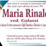 Maria RINALDI, vedova GALASSI