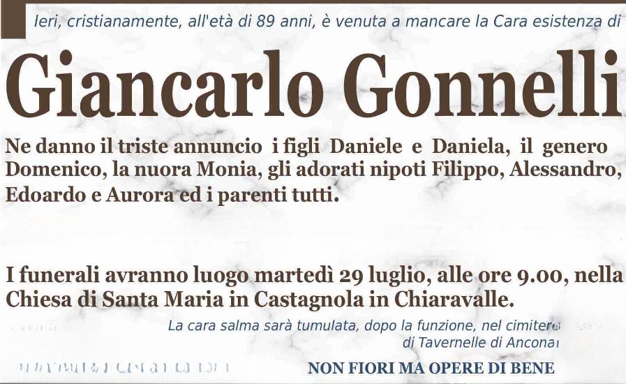Giancarlo GONNELLI