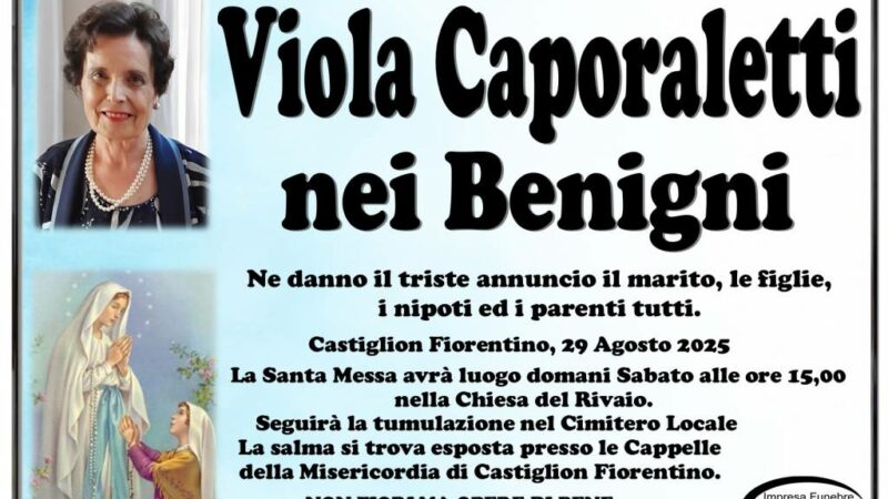 Viola CAPORALETTI in BENIGNI