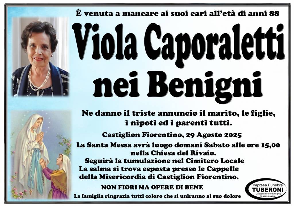 Viola CAPORALETTI in BENIGNI