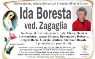 Ida BORESTA, vedova ZAGAGLIA