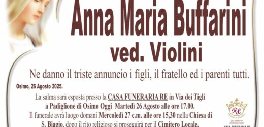 Anna Maria BUFFARINI vedova VIOLINI
