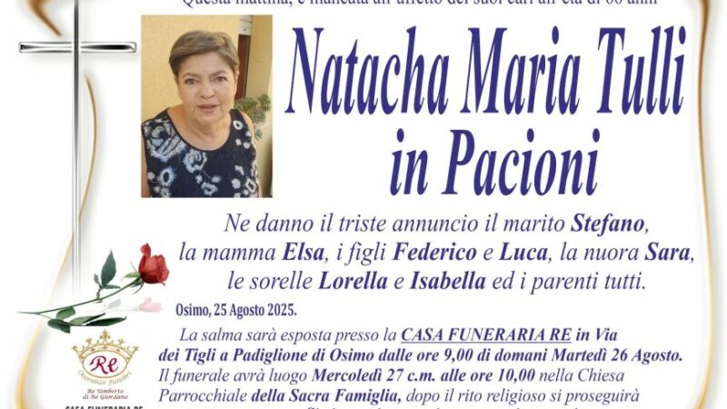 Natacha Maria TULLI in PACIONI