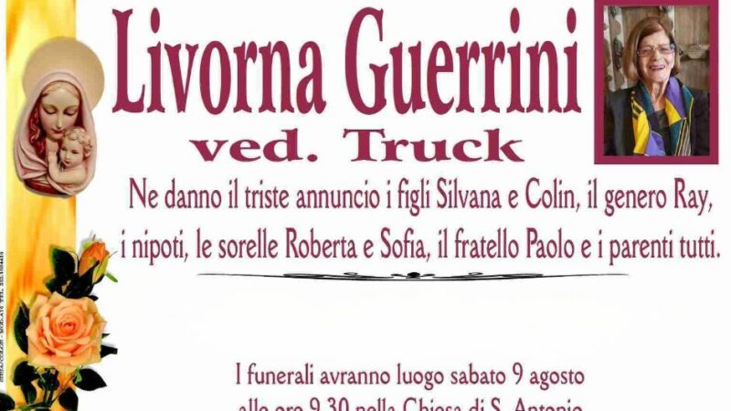 Livorna GUERRINI, vedova TRUCK
