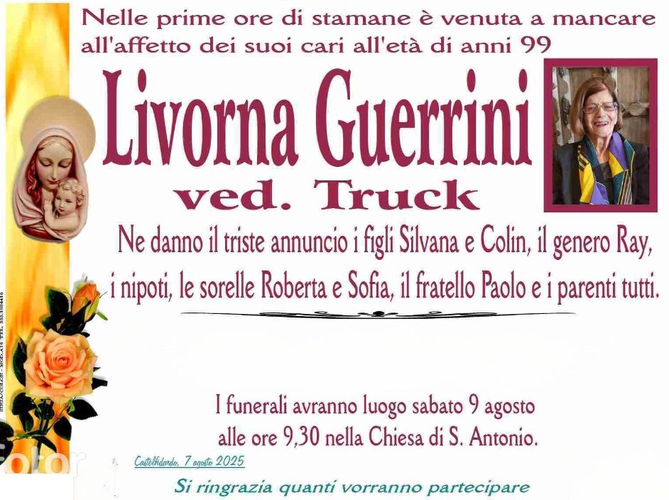 Livorna GUERRINI, vedova TRUCK