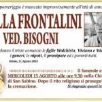 Scilla FRONTALINI, vedova BISOGNI
