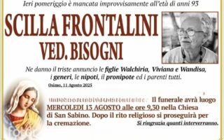 Scilla FRONTALINI, vedova BISOGNI