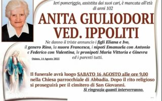 Anita GIULIODORI vedova IPPOLITI