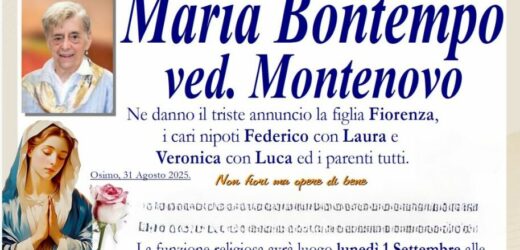 Maria BONTEMPO vedova MONTENOVO