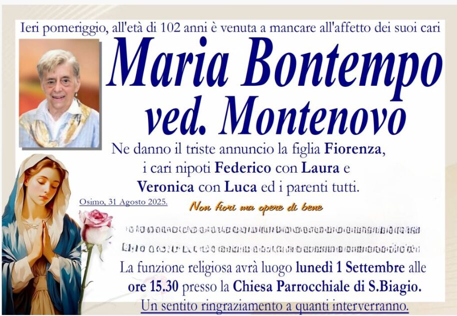 Maria BONTEMPO vedova MONTENOVO