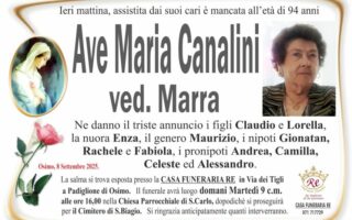 Ave Maria CANALINI vedova MARRA