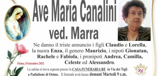 Ave Maria CANALINI vedova MARRA