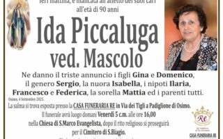 Ida PICCALUGA vedova MASCOLO