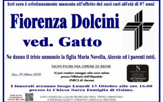Fiorenza DOLCINI, vedova GATTO