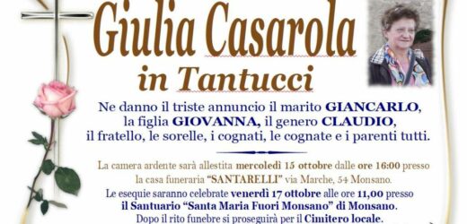 Giulia CASAROLA in TANTUCCI