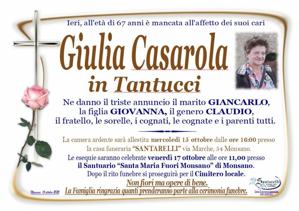 Giulia CASAROLA in TANTUCCI