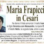 Maria FRAPICCINI in CESARI