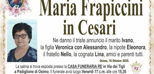 Maria FRAPICCINI in CESARI