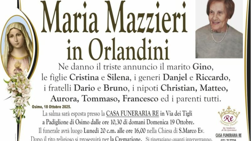 Maria MAZZIERI in ORLANDINI