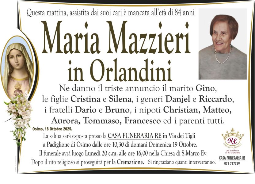 Maria MAZZIERI in ORLANDINI