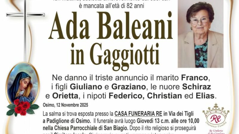 Ada BALEANI in GAGGIOTTI