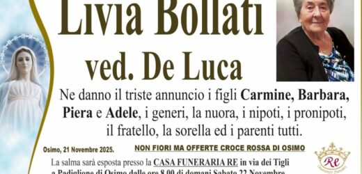 Livia BOLLATI, vedova DE LUCA
