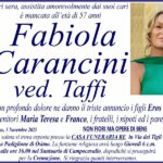 Fabiola CARANCINI, vedova TAFFI