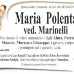 Maria POLENTA, vedova MARINELLI