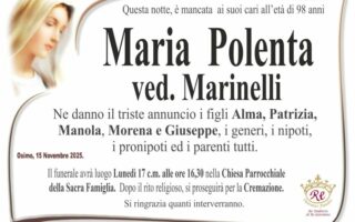 Maria POLENTA, vedova MARINELLI
