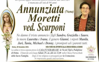 Annunziata (Nuna) MORETTI, vedova SCARPONI