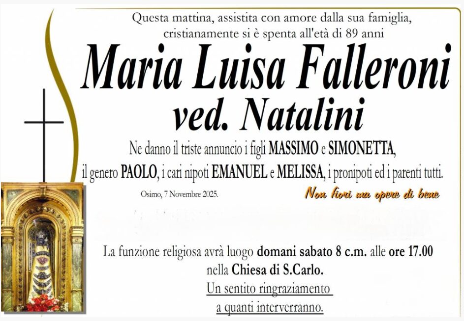 Maria Luisa FALLERONI, vedova NATALINI