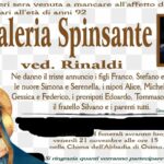 Valeria SPINSANTE, vedova RINALDI