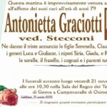 Antonietta GRACIOTTI, vedova STECCONI