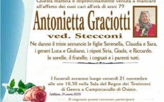 Antonietta GRACIOTTI, vedova STECCONI