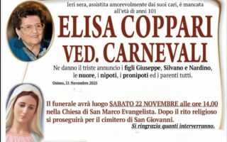 Elisa COPPARI, vedova CARNEVALI