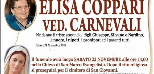 Elisa COPPARI, vedova CARNEVALI