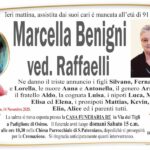 Marcella BENIGNI, vedova RAFFAELLI
