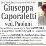 Giuseppa CAPORALETTI, vedova PAOLONI