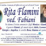 Rita FLAMINI, vedova FABIANI