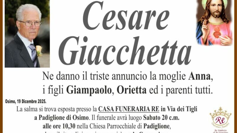 Cesare GIACCHETTA