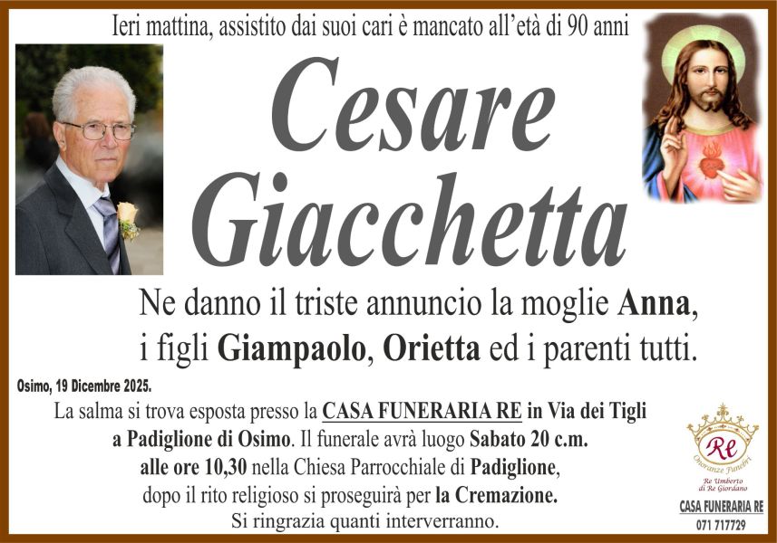 Cesare GIACCHETTA