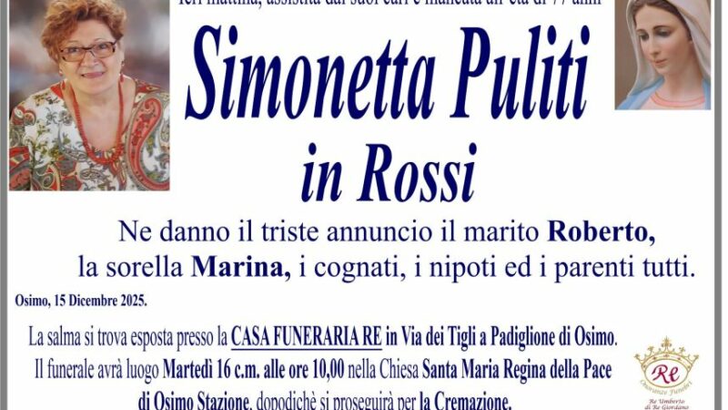 Simonetta PULITI in ROSSI