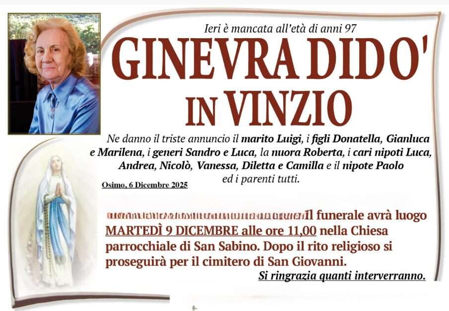 Ginevra DIDO’ in VINZIO
