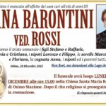 Ivana BARONTINI, vedova ROSSI