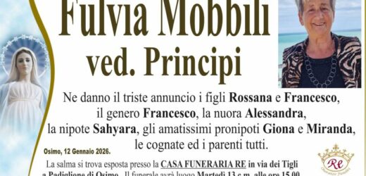 Fulvia MOBBILI, vedova PRINCIPI