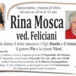 Rina MOSCA vedova FELICIANI