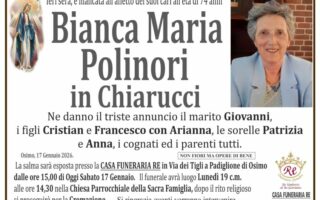 Bianca Maria POLINORI in CHIARUCCI