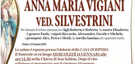 Anna Maria VIGIANI, vedova SILVESTRINI