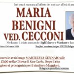 Maria BENIGNI, vedova CECCONI