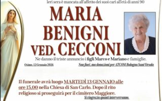 Maria BENIGNI, vedova CECCONI